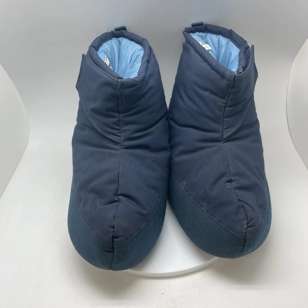 VTG Parbat High Mountaineering‎ Mens XL Puffy Camping Boots Shoes Quilted Blue